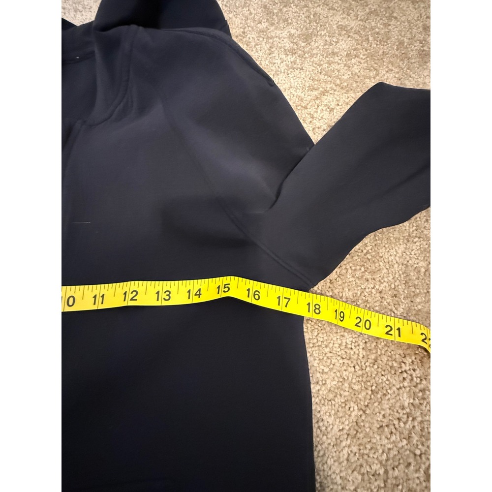 Lululemon‎ Jacket Hoodie Womens 6 Black Excellent Lace Up Back Athleisure - Picture 6 of 7